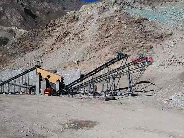 寧夏帶回料的移動破碎機建筑垃圾