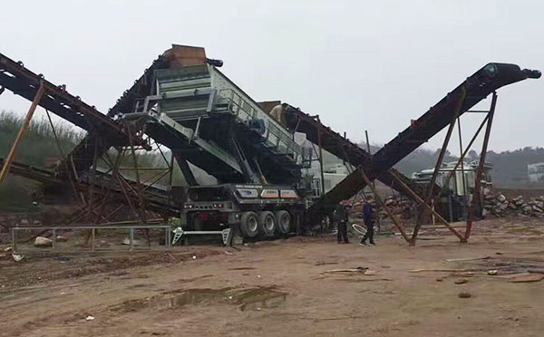 輪胎移動制砂機